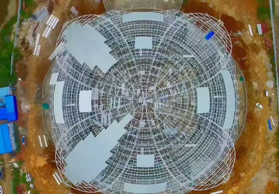 广汉体育馆网架
